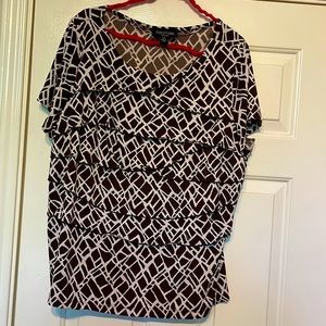 Plus size Classy brown blouse